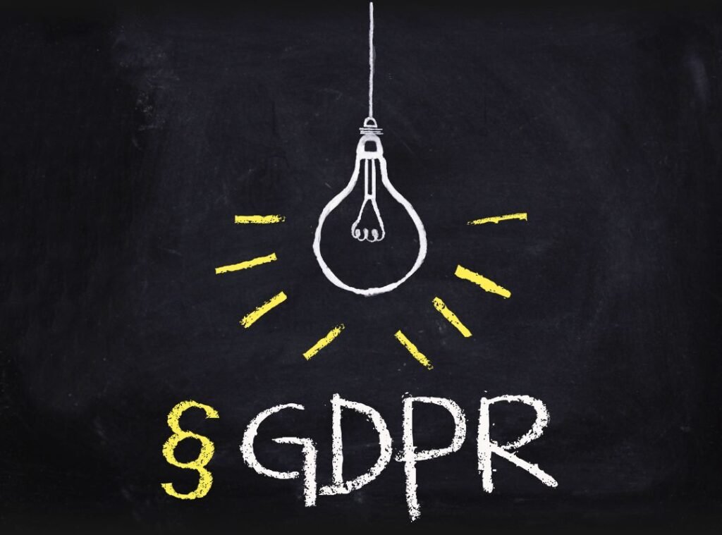 Symbolbild mit Paragraphenzeichen, Glühbirne und dem Begriff „GDPR“ – steht für Datenschutz und rechtliche Klarheit bei Robethood. Symbolbild mit Paragraphenzeichen, Glühbirne und dem Begriff „GDPR“ – steht für Datenschutz und rechtliche Klarheit bei Robethood.